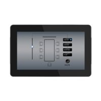 7 CUSTOM CONTROL TOUCH PANEL FOR DESKTOP OR WALL MOUNT USE. CONTROL AHM MATRIX PROCESSORS